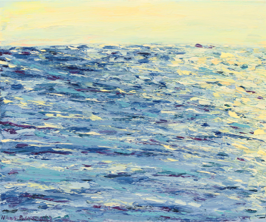 Πίνακας ζωγραφικής Απογευματινή θάλασσα