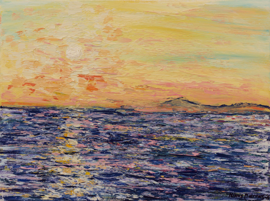 Πίνακας ζωγραφικής Φθινοπωρινό ηλιοβασίλεμα